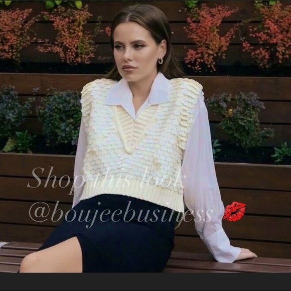 H&M Sequined Sweater Vest - Picture 4 of 14